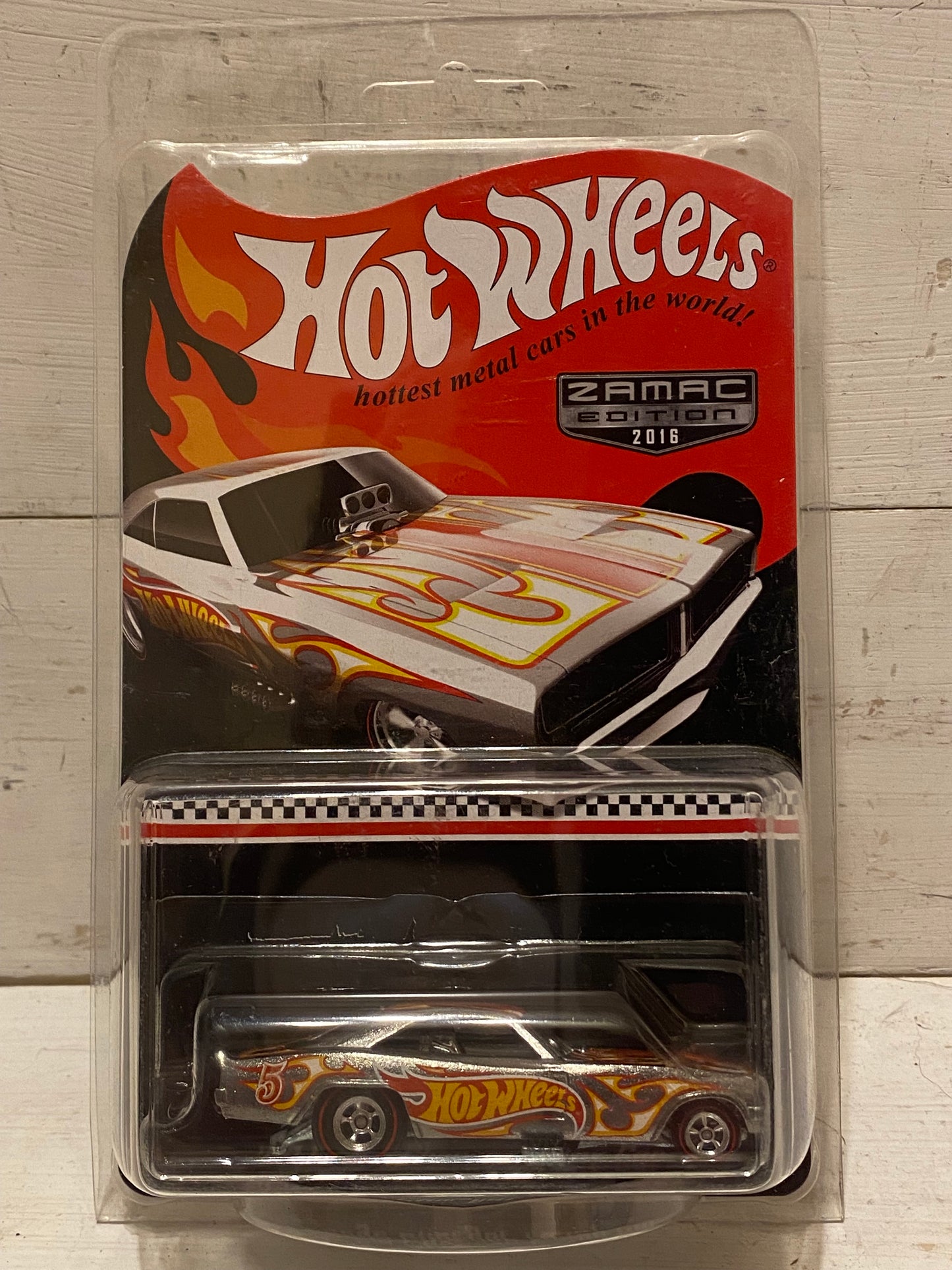 Hot Wheels ‘69 Dodge Charger Funny Car - ZAMAC edition 2016