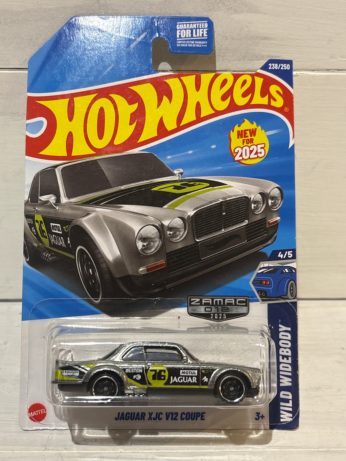 Hot Wheels - Jaguar XJC V12 Coupe - Wild Widebody - ZAMAC