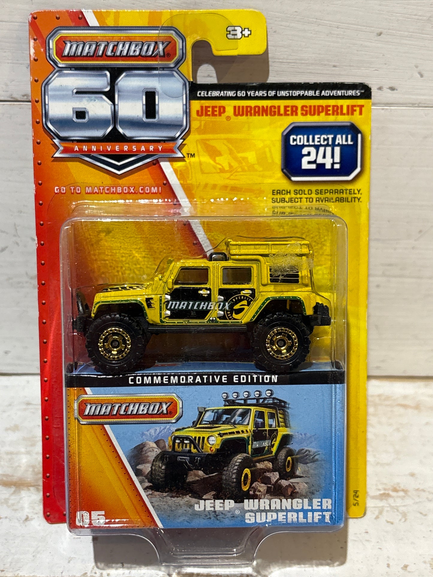 Matchbox 60th Anniversary - Jeep Wrangler Superlift