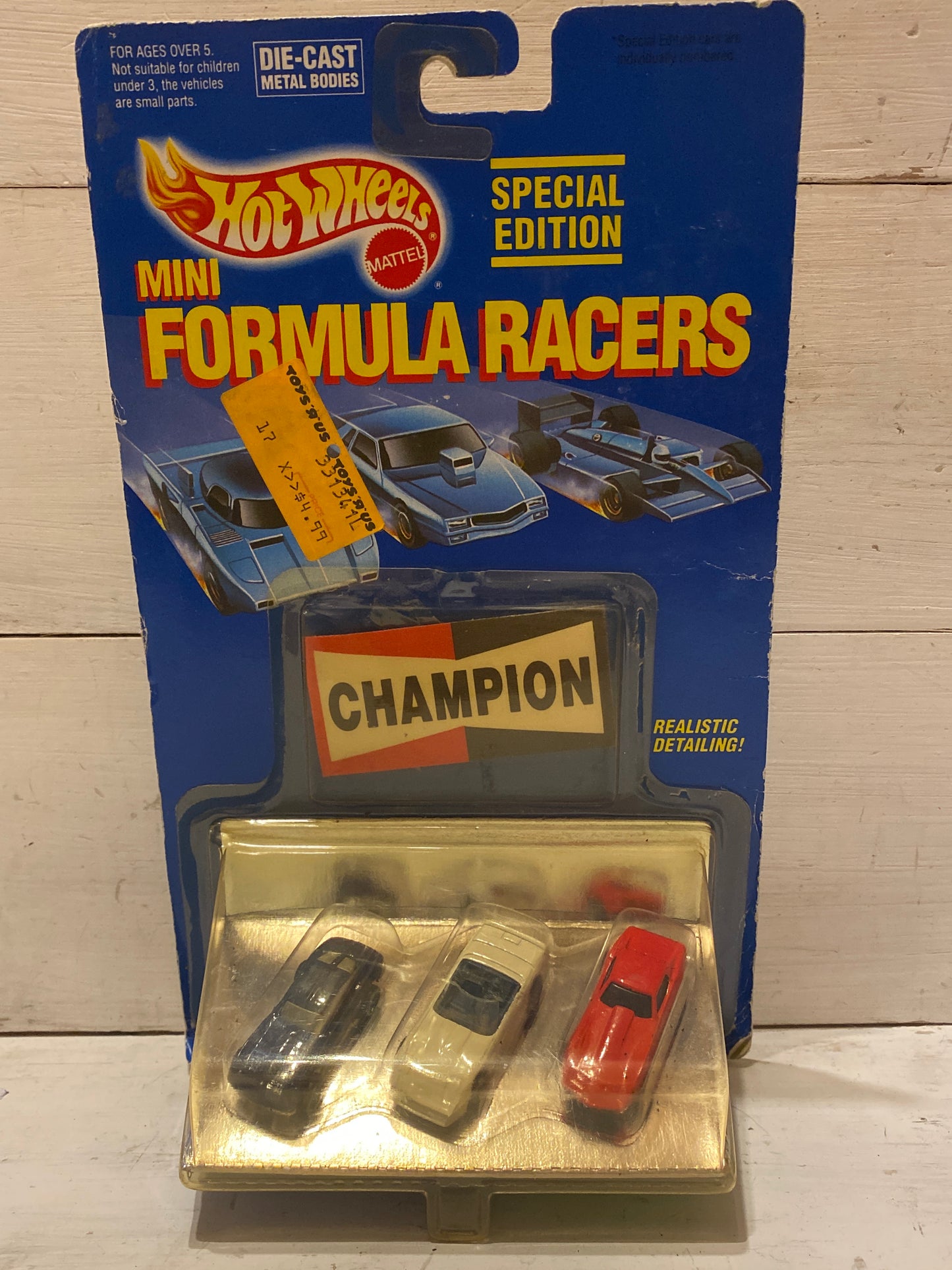 Hot Wheels Mini Formula Racers - Corvette Set