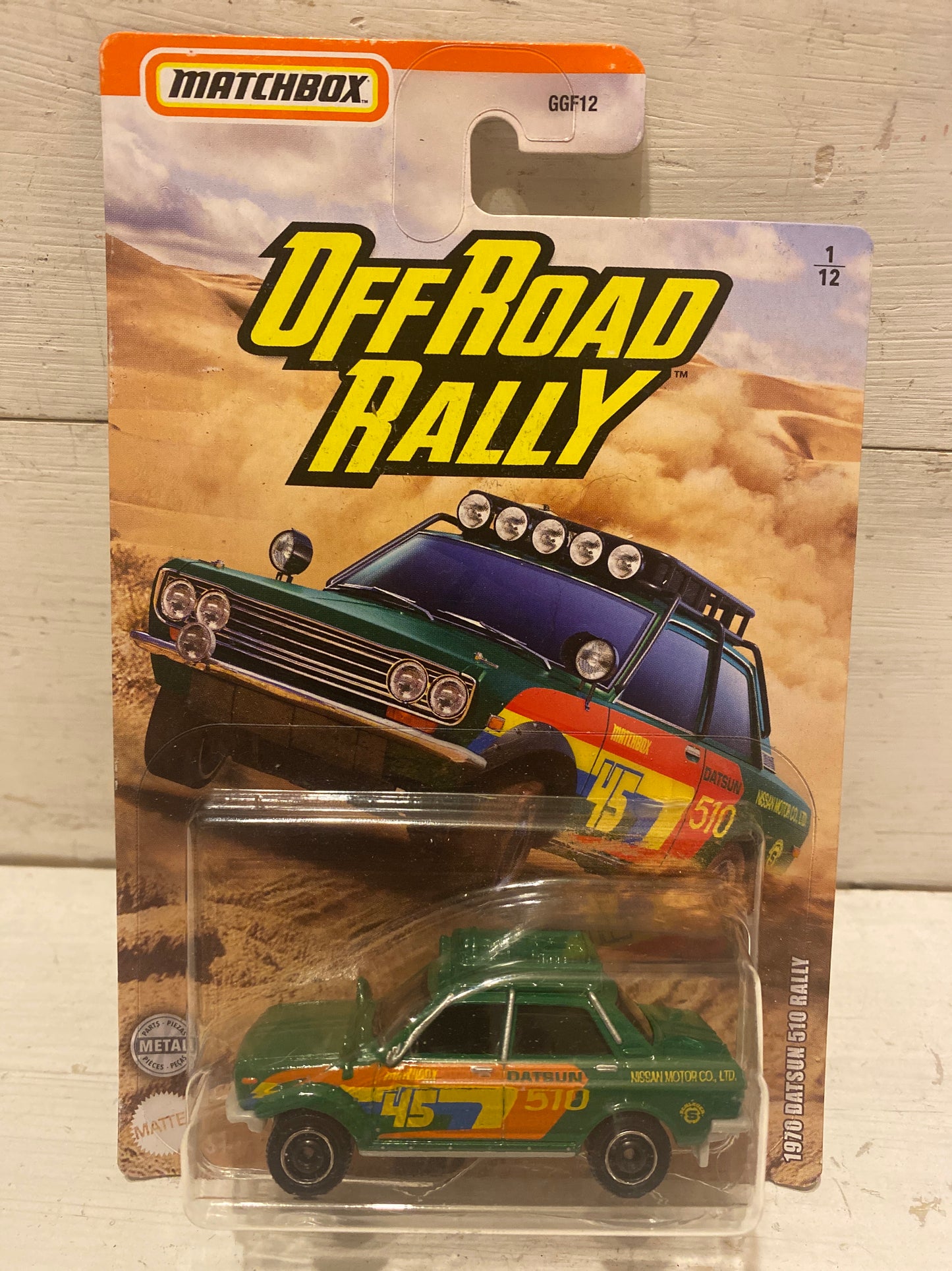 Matchbox Off Road Rally Series - Datsun 510 Rally