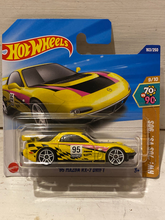 Hot Wheels - ‘95 Mazda RX-7 Drift - Yellow