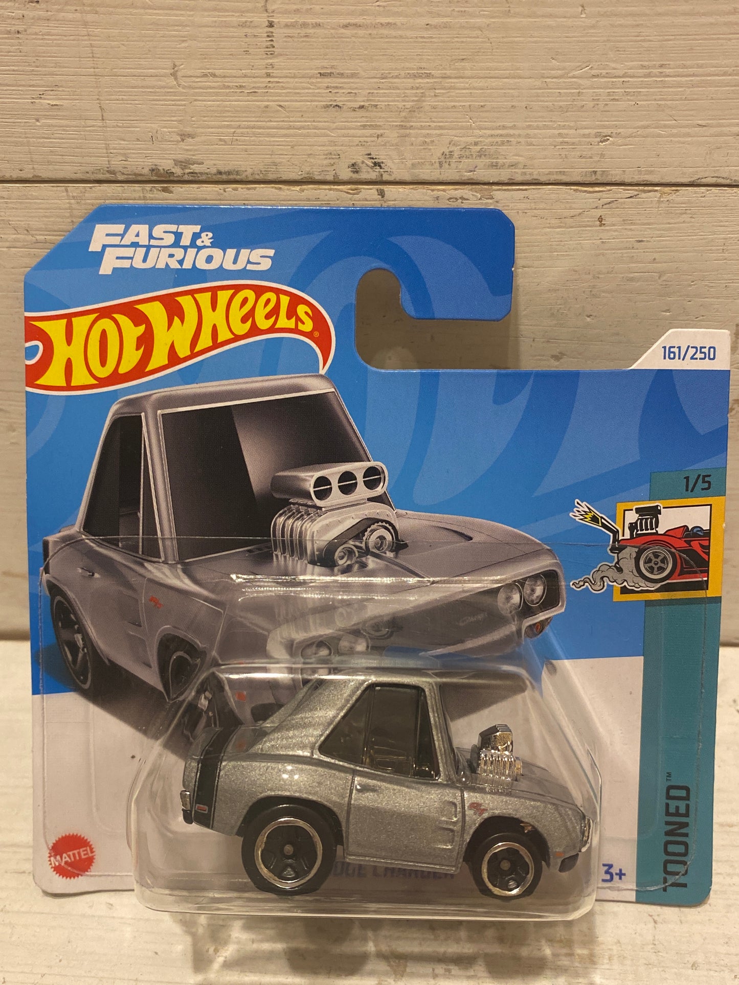 Hot Wheels ‘70 Dodge Charger - Silver - Fast & Furious - Tooned