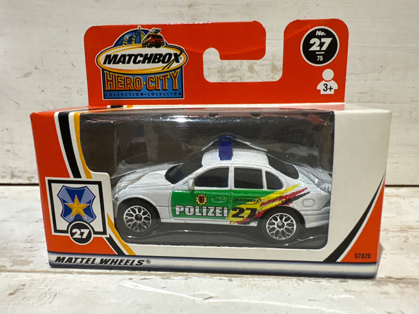 Matchbox Hero City - Ford Falcon Police - White (Polizei 27)