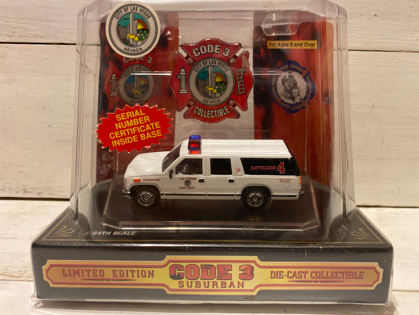 Code 3 Collectibles - Chevy Suburban - Las Vegas Fire Dept.