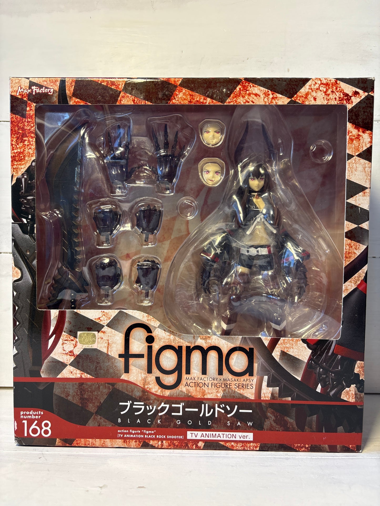 Max Factory Figma #168 Black Gold Saw from Black Rock Shooter