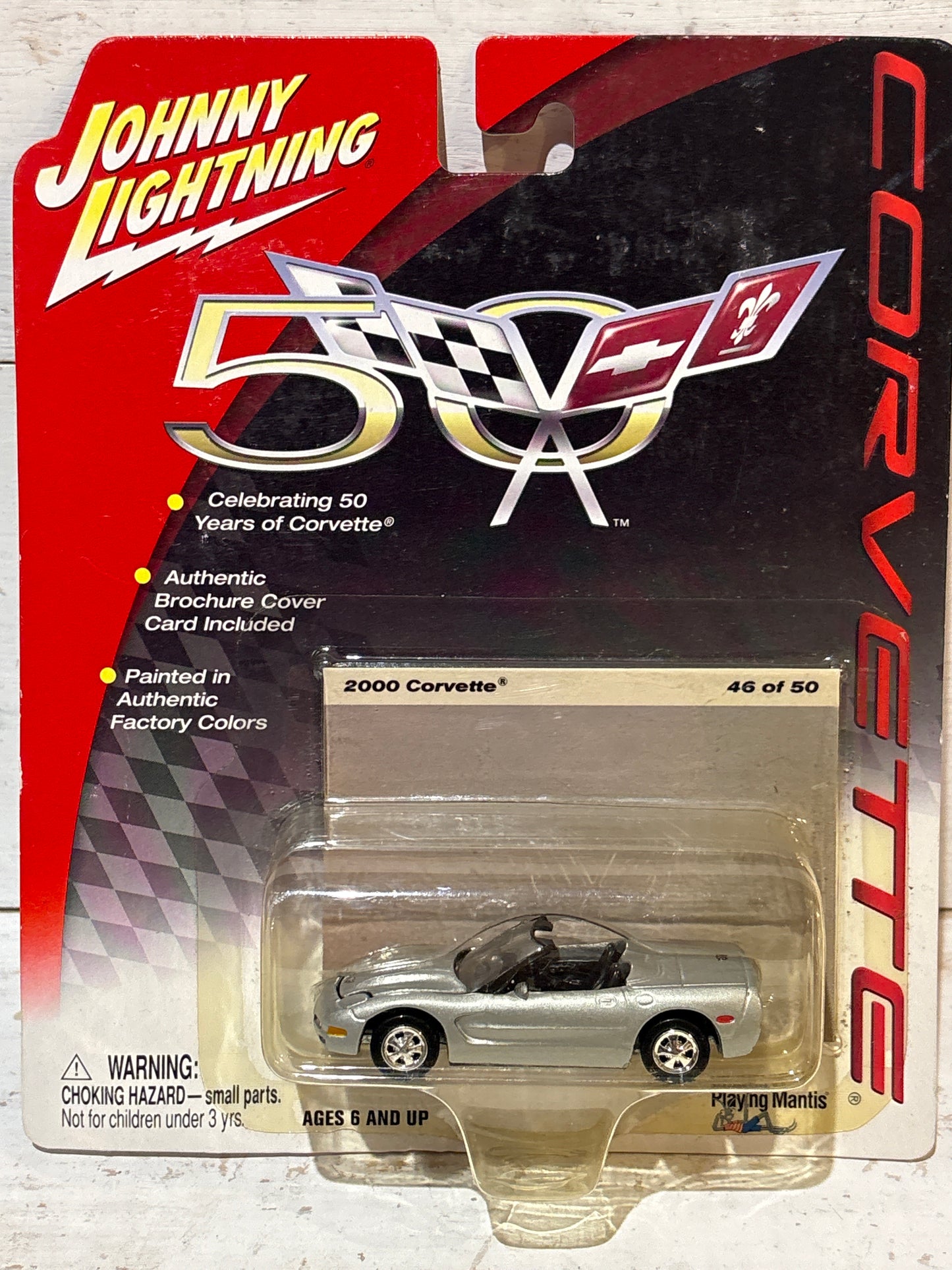 Johnny Lightning - 50 years of Corvette - 2000 Corvette Convertible