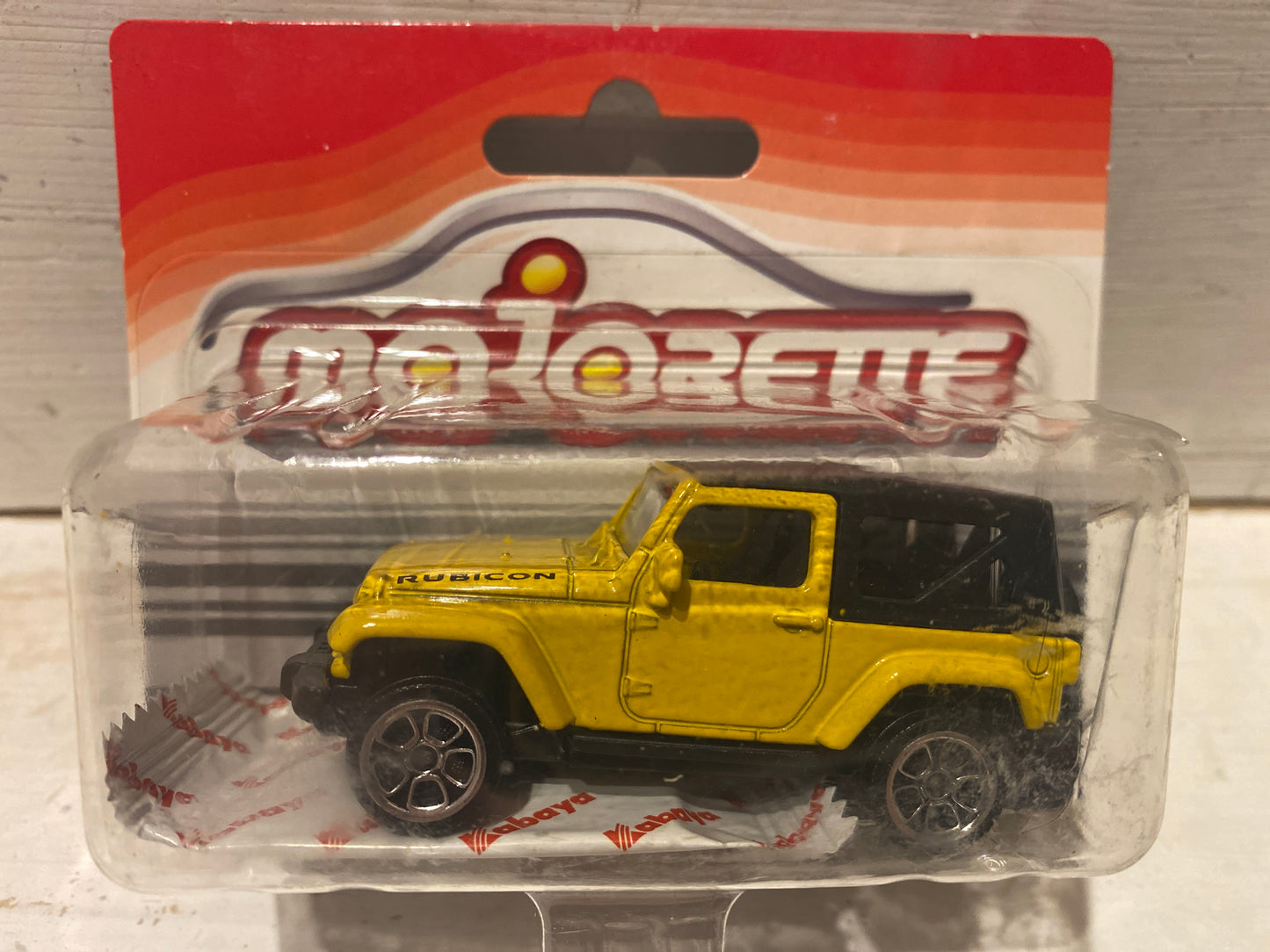 Majorette - Jeep Wrangler Rubicon on Japanese Card