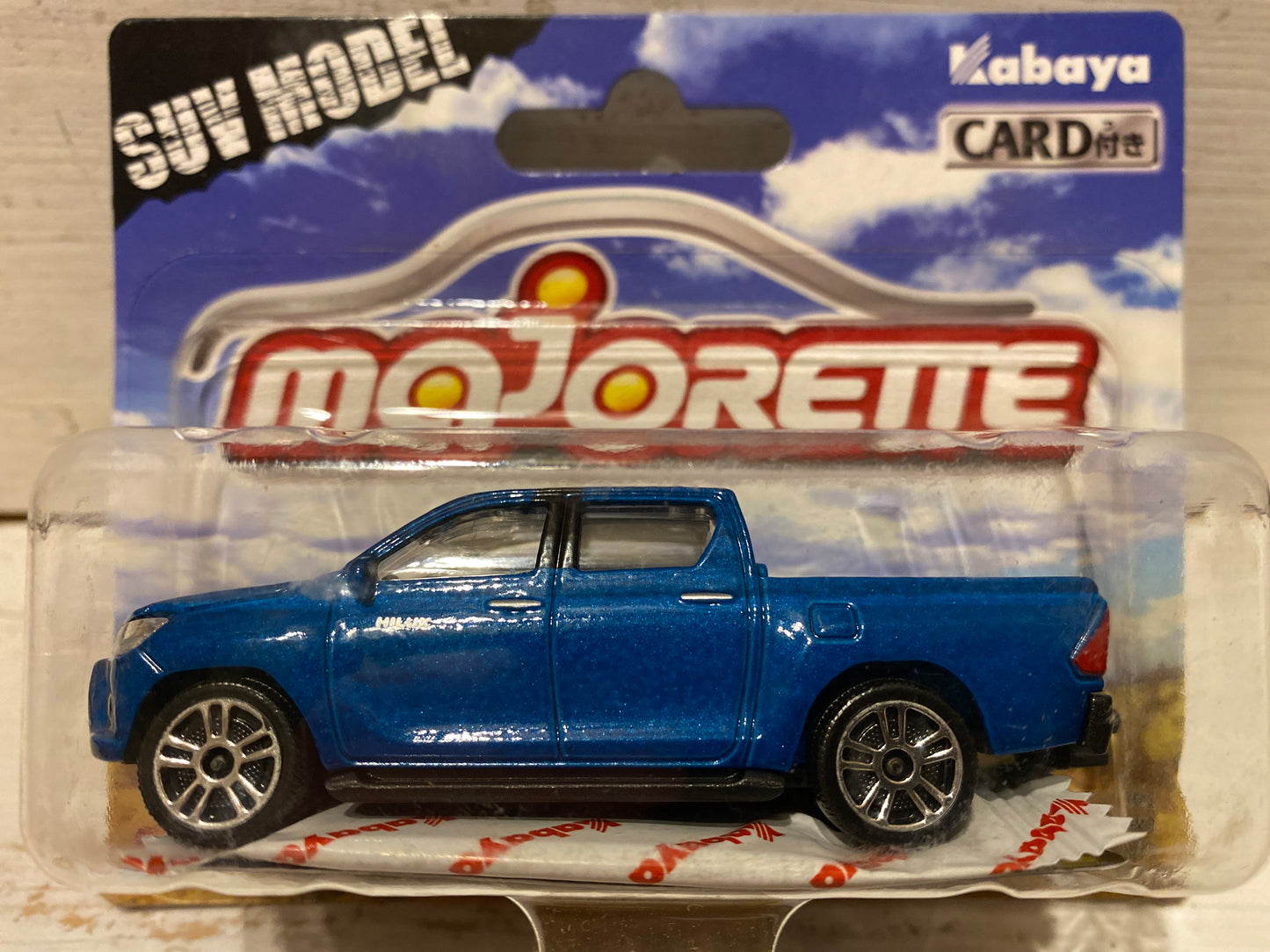 Majorette - Toyota HiLux on Japanese Kabaya Card