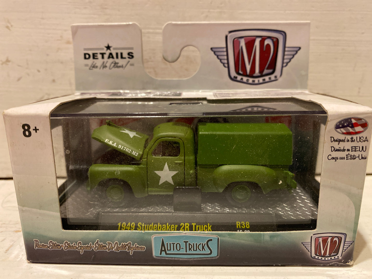 M2 Machines Auto-Trucks - 1949 Studebaker 2R Truck - US Army
