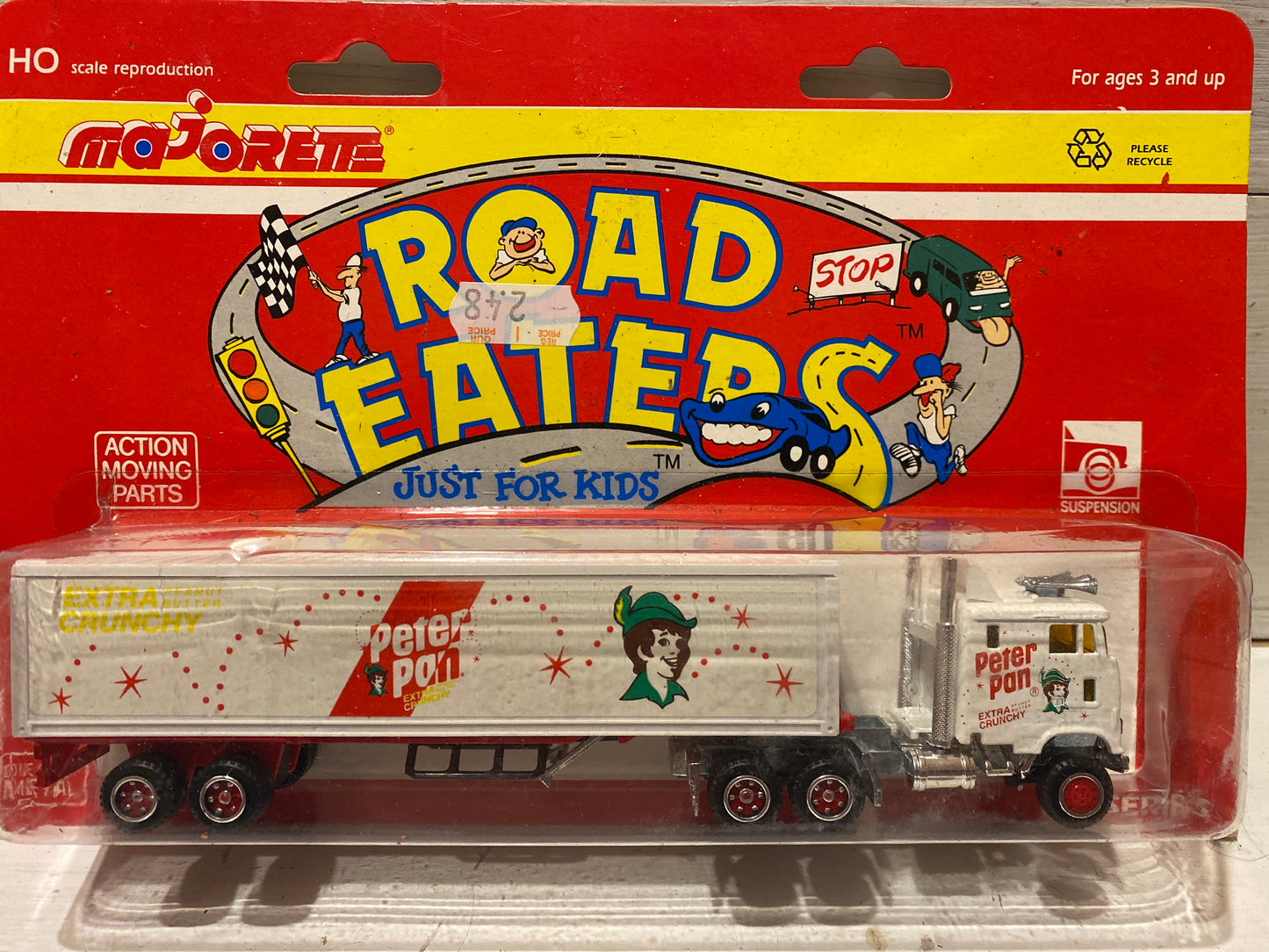 Majorette Road Eaters - Ford Articulated Box Van - Peter Pan