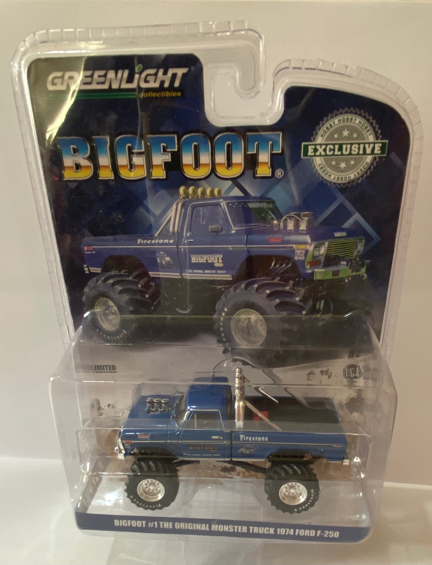 Greenlight Collectibles Hobby Exclusive - Bigfoot #1 The Original Monster Truck 1974 Ford F-250