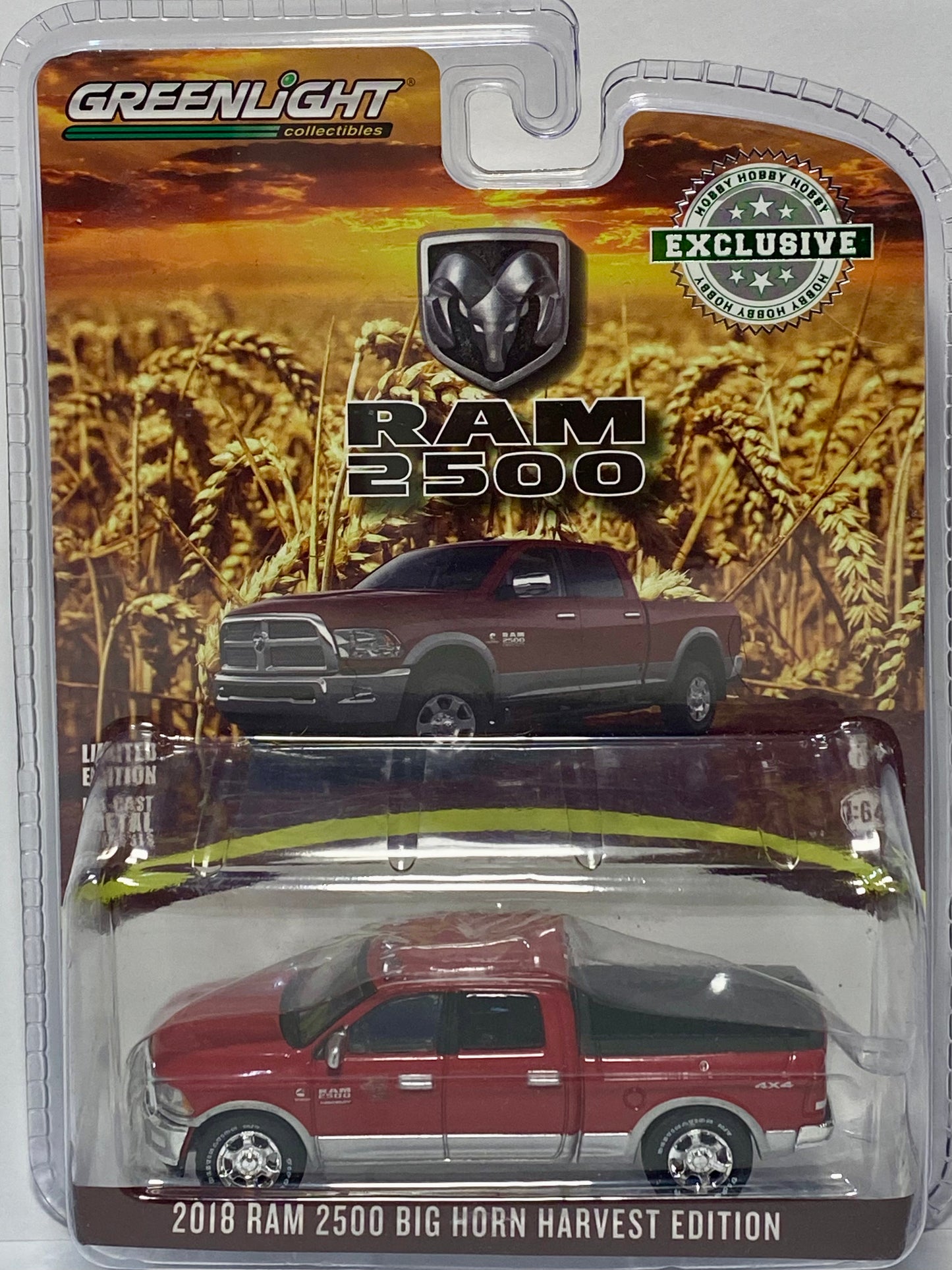 Greenlight Collectibles - Hobby Exclusive - 2018 RAM 2500 Big Horn Harvest Edition