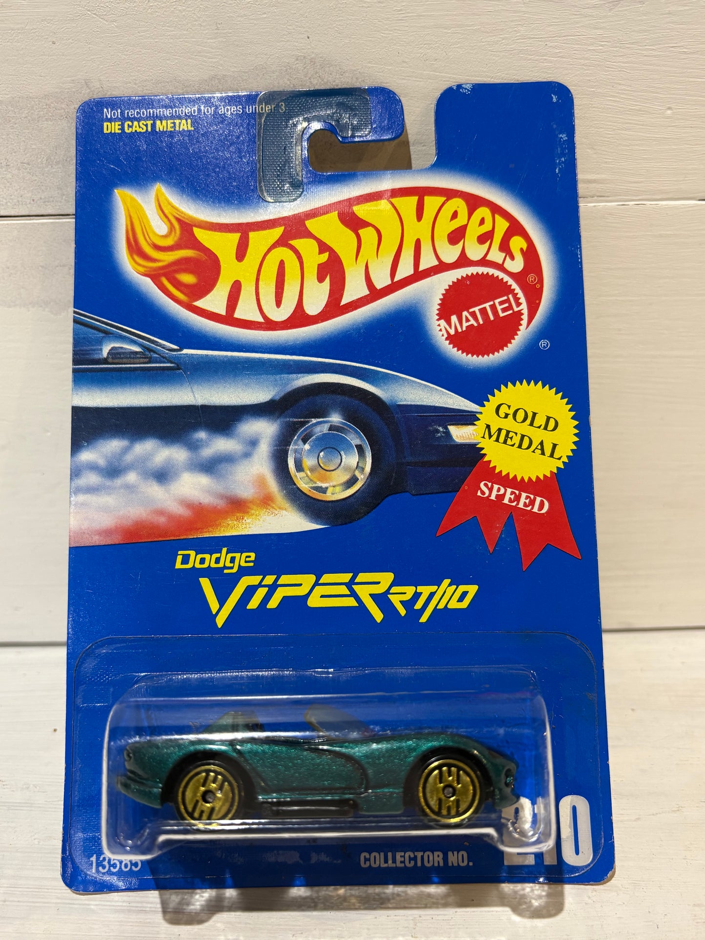 Hot Wheels - Dodge Viper RT/10 - Green with UH Wheels