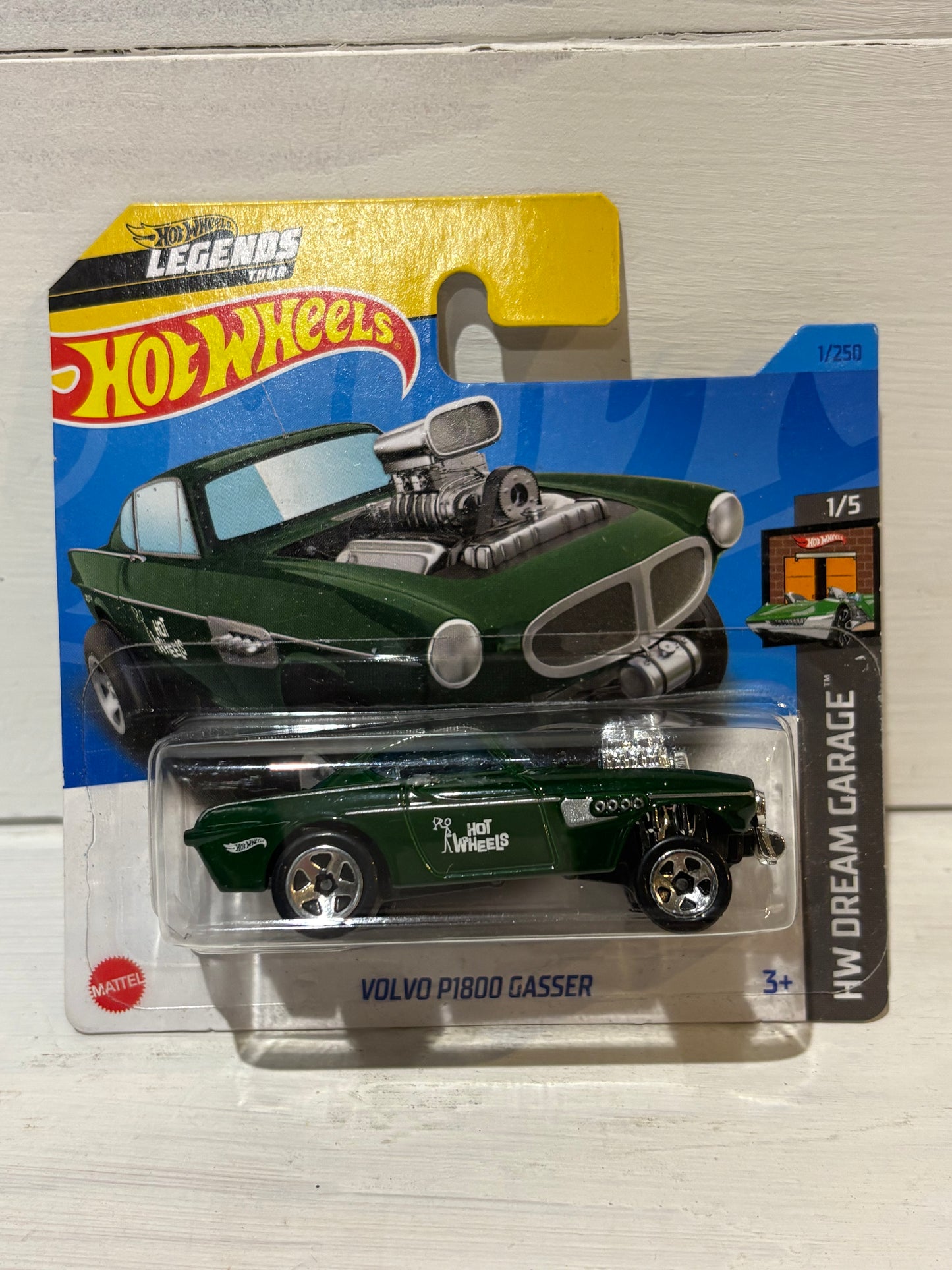 Hot Wheels - Volvo P1800 Gasser - HW Dream Garage - Green - Hot Wheels Legends Tour