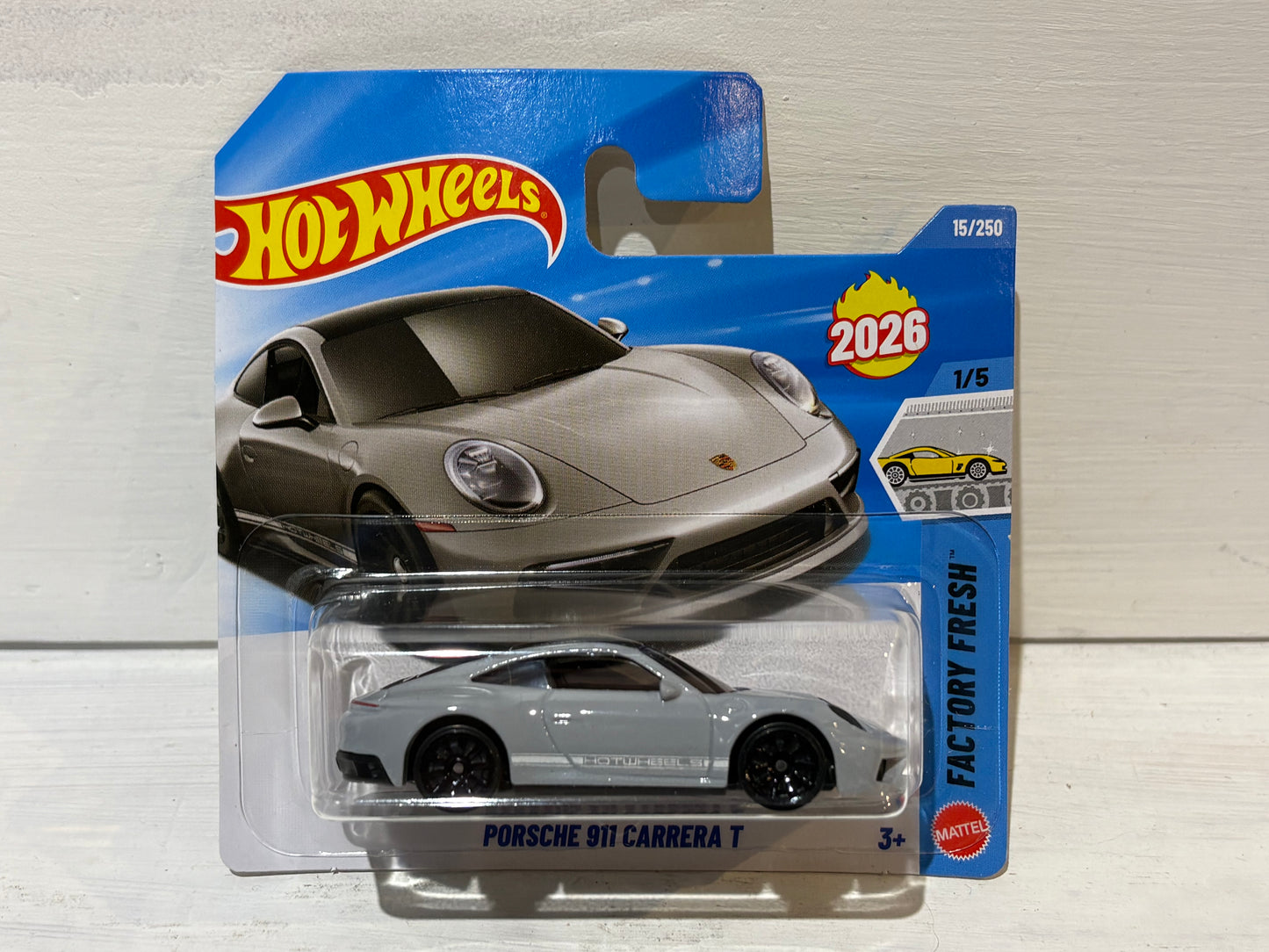 Hot Wheels - Porsche 911 Carrera T - Factory Fresh - Grey