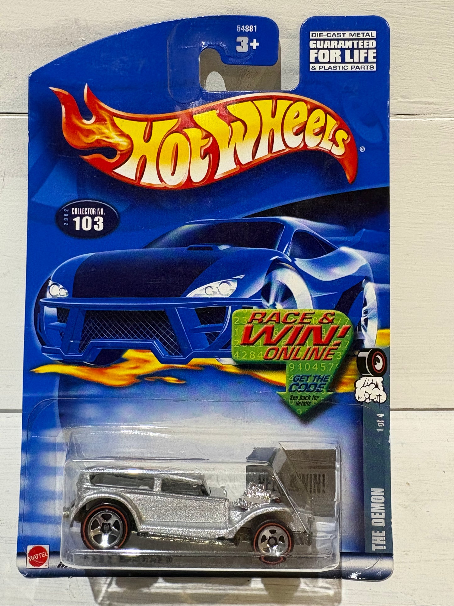 Hot Wheels - The Demon - 2002 Collector No. 103 - Redlines