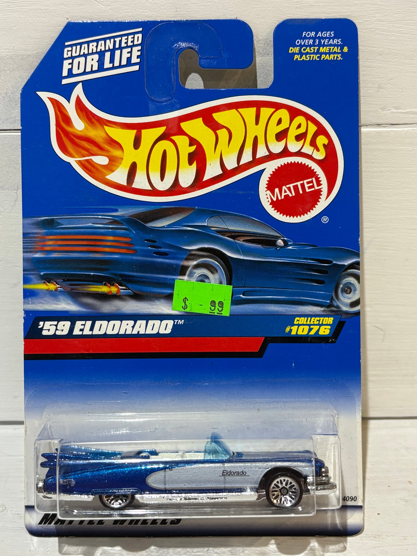 Hot Wheels - ‘59 Eldorado - Blue & White - Collector # 1076