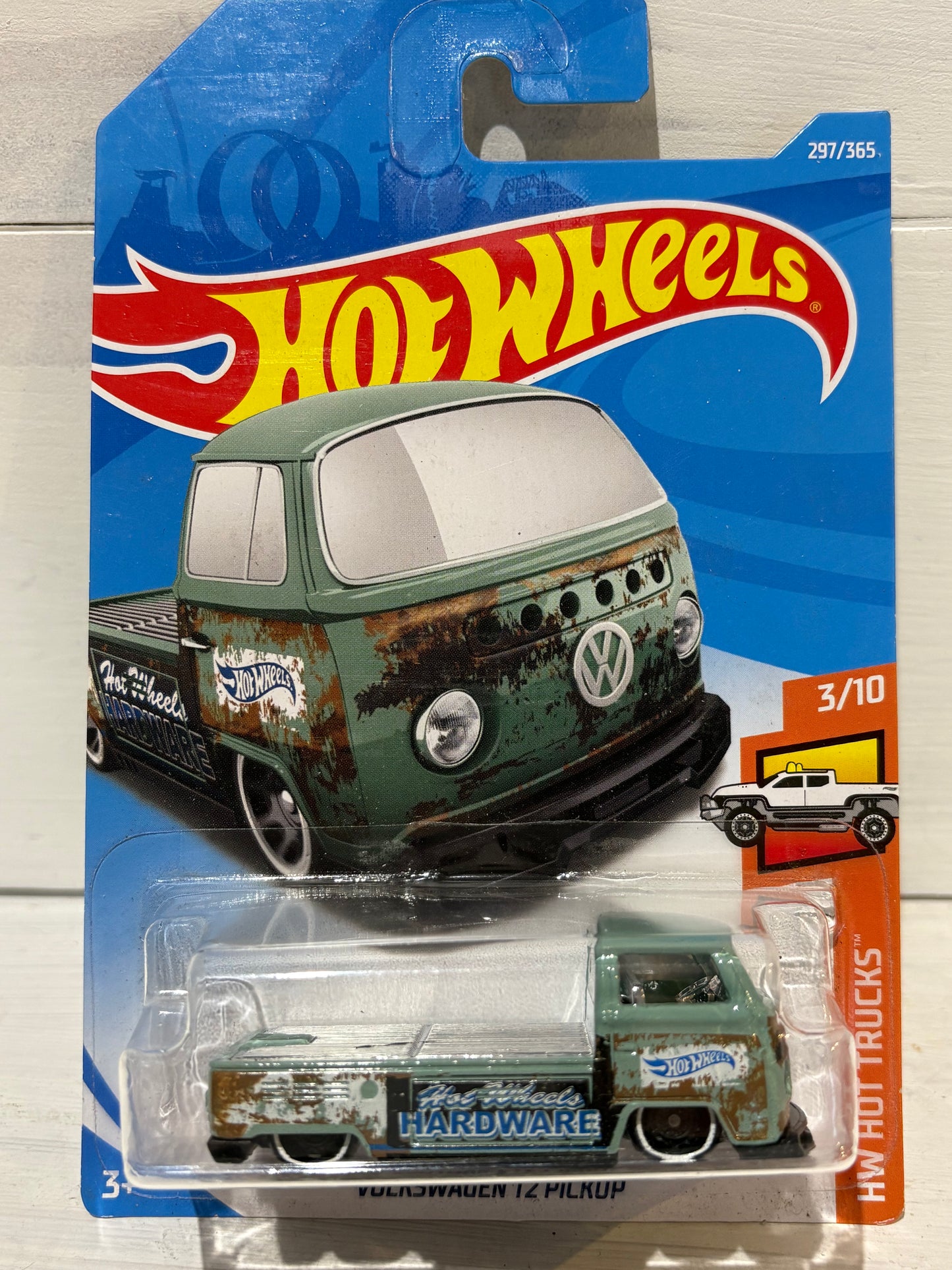 Hot Wheels - Volkswagen T2 Pickup - HW Hot Trucks - Mint Green