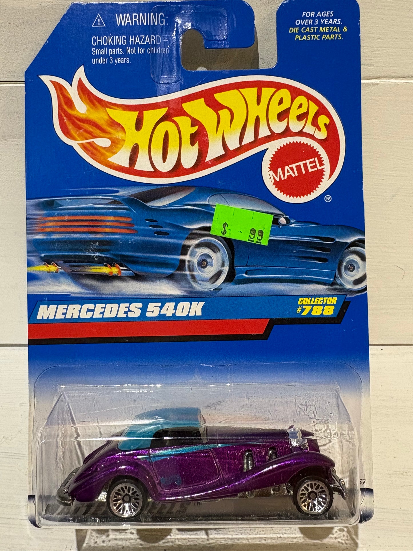 Hot Wheels - Mercedes 540K - Metallic Purple - Collector #788