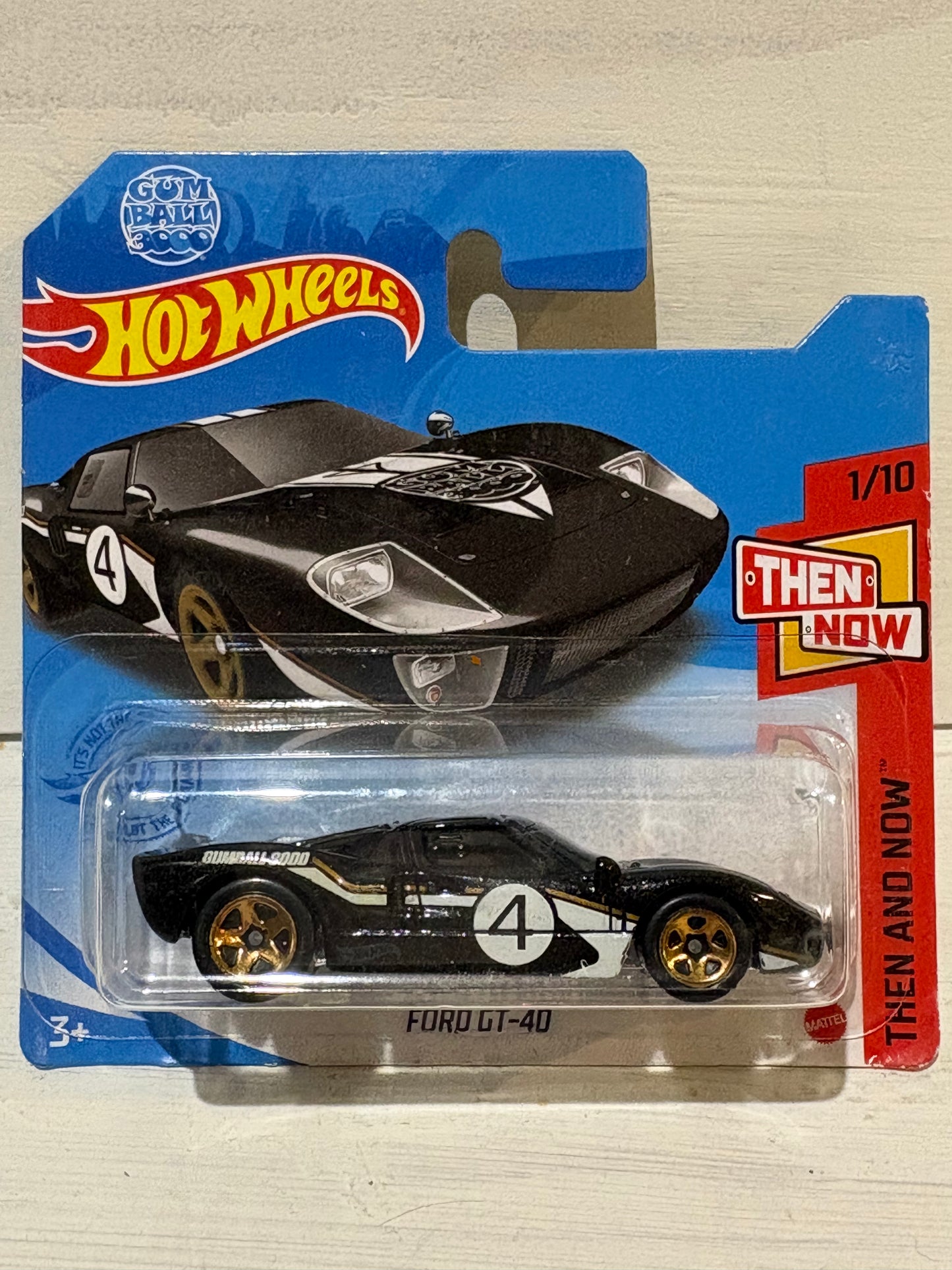 Hot Wheels - Ford GT40 - Then & Now - Black Gumball 3000
