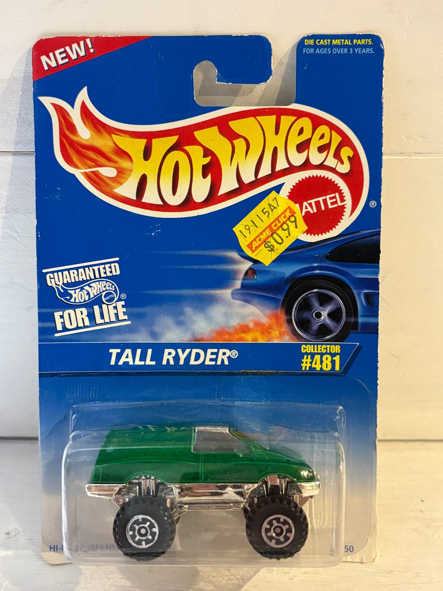 Hot Wheels - Tall Ryder - Collector #481 - Green