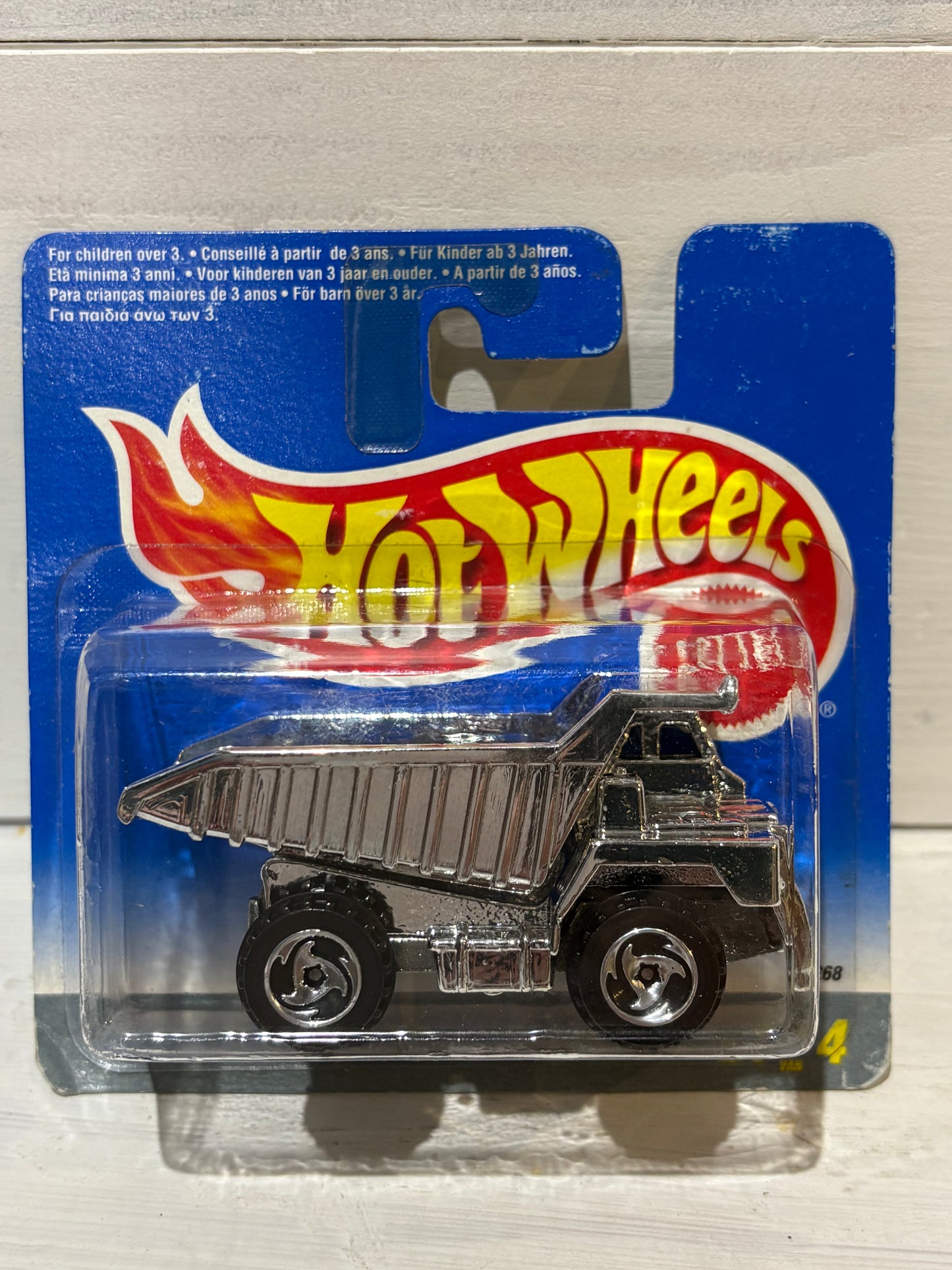 Hot Wheels - Tower Tires - Chrome on rare Short Card
