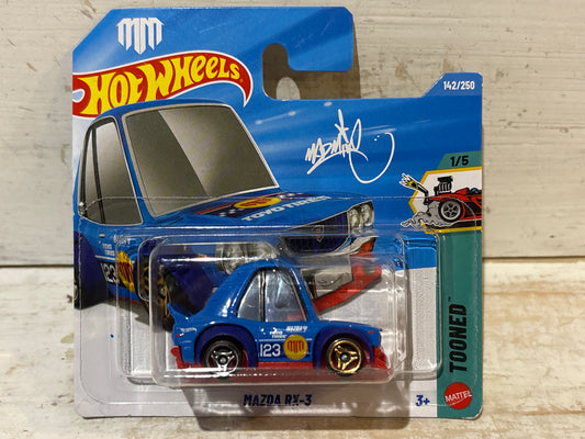 Hot Wheels - Mazda RX-3 - Tooned - Blue