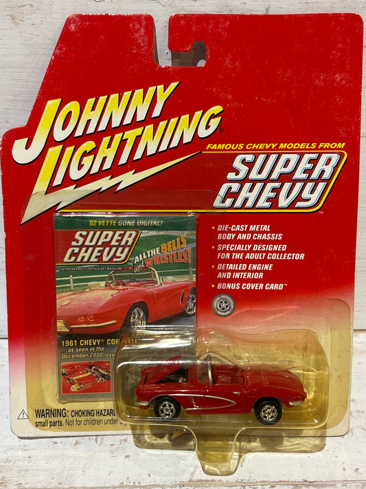 Johnny Lightning - Super Chevy - 1961 Chevy Corvette