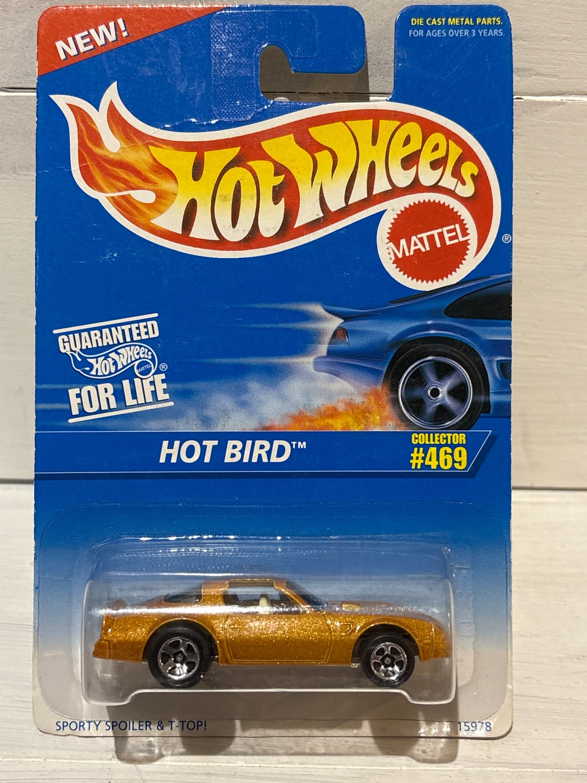 Hot Wheels - Hot Bird - Gold with 5 Spokes