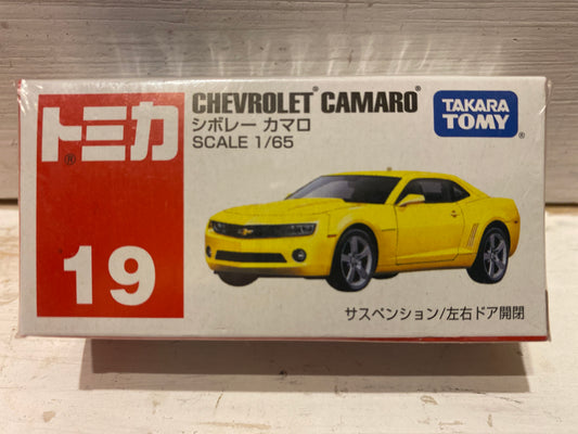 Tomica - 19 Chevrolet Camaro - Yellow