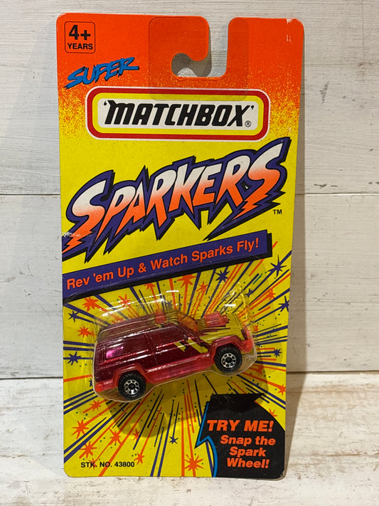 Matchbox Sparkers - Jeep Cherokee - Red