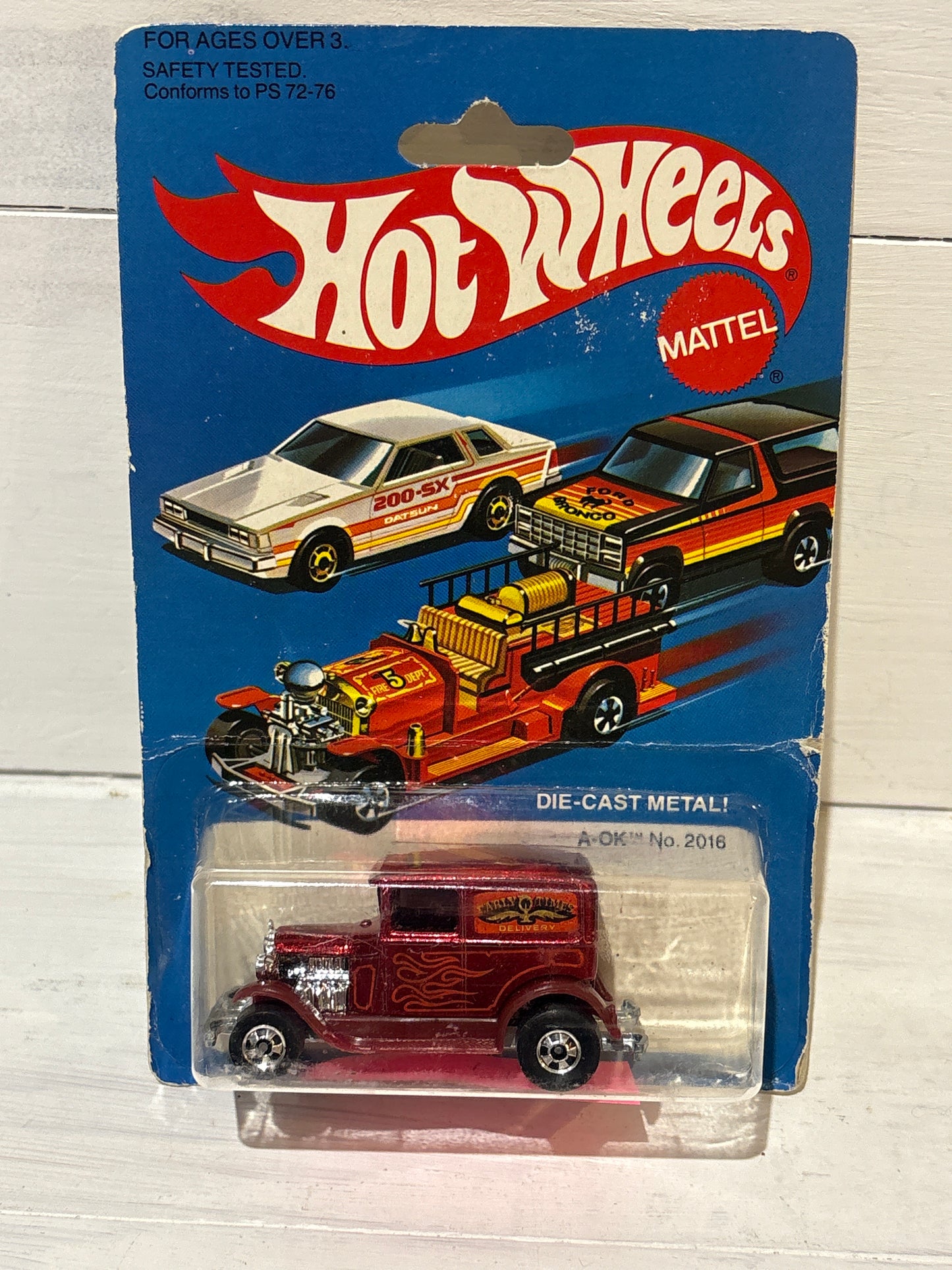 Hot Wheels - A-Ok - Metallic Red - Hong Kong Base
