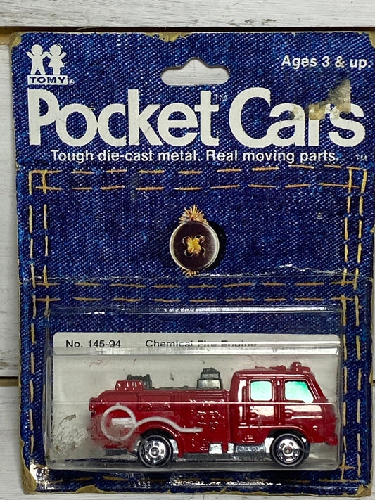 Tomy Pocket Cars Condor Chemical Fire Engine