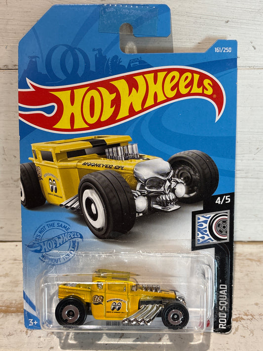 Hot Wheels - Boneshaker - Rod Squad - Yellow