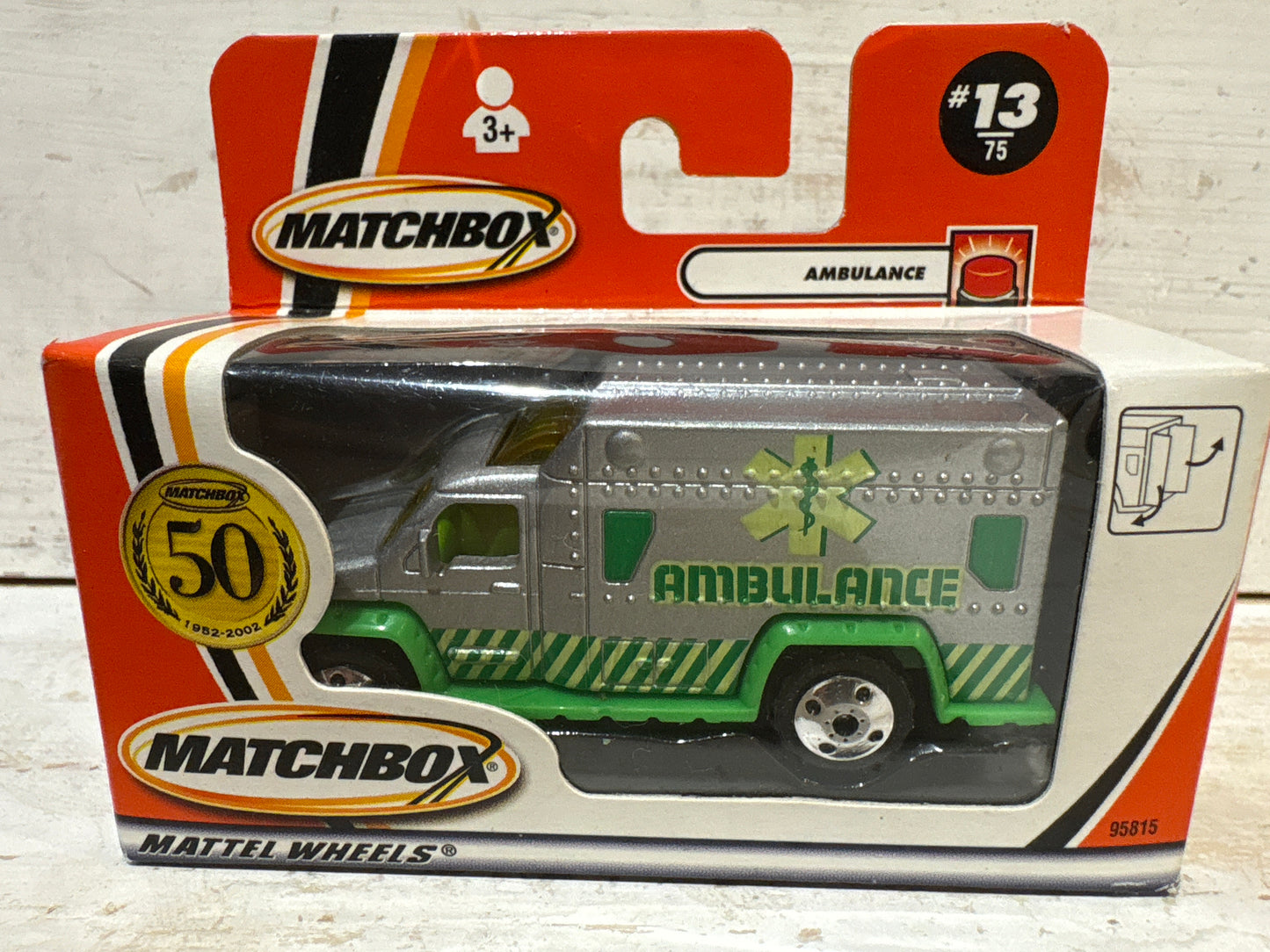 Matchbox - Ambulance - Silver & Green