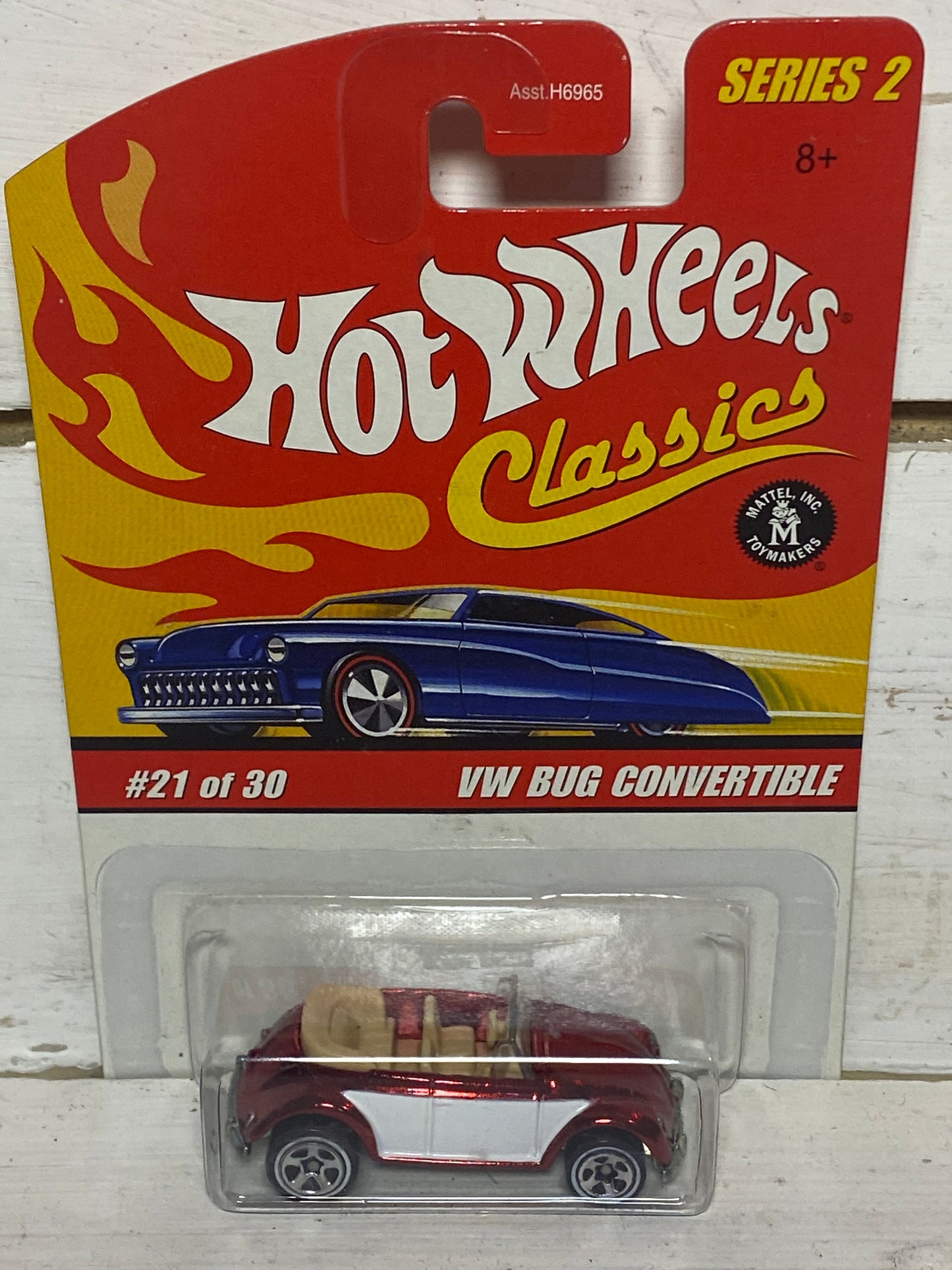 Hot Wheels Classics VW Bug Convertible - Red