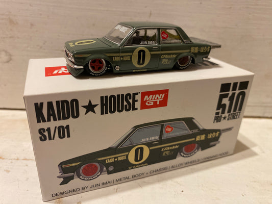 Kaido House MiniGT - Datsun 510 Pro Street - S1/01 OG Green