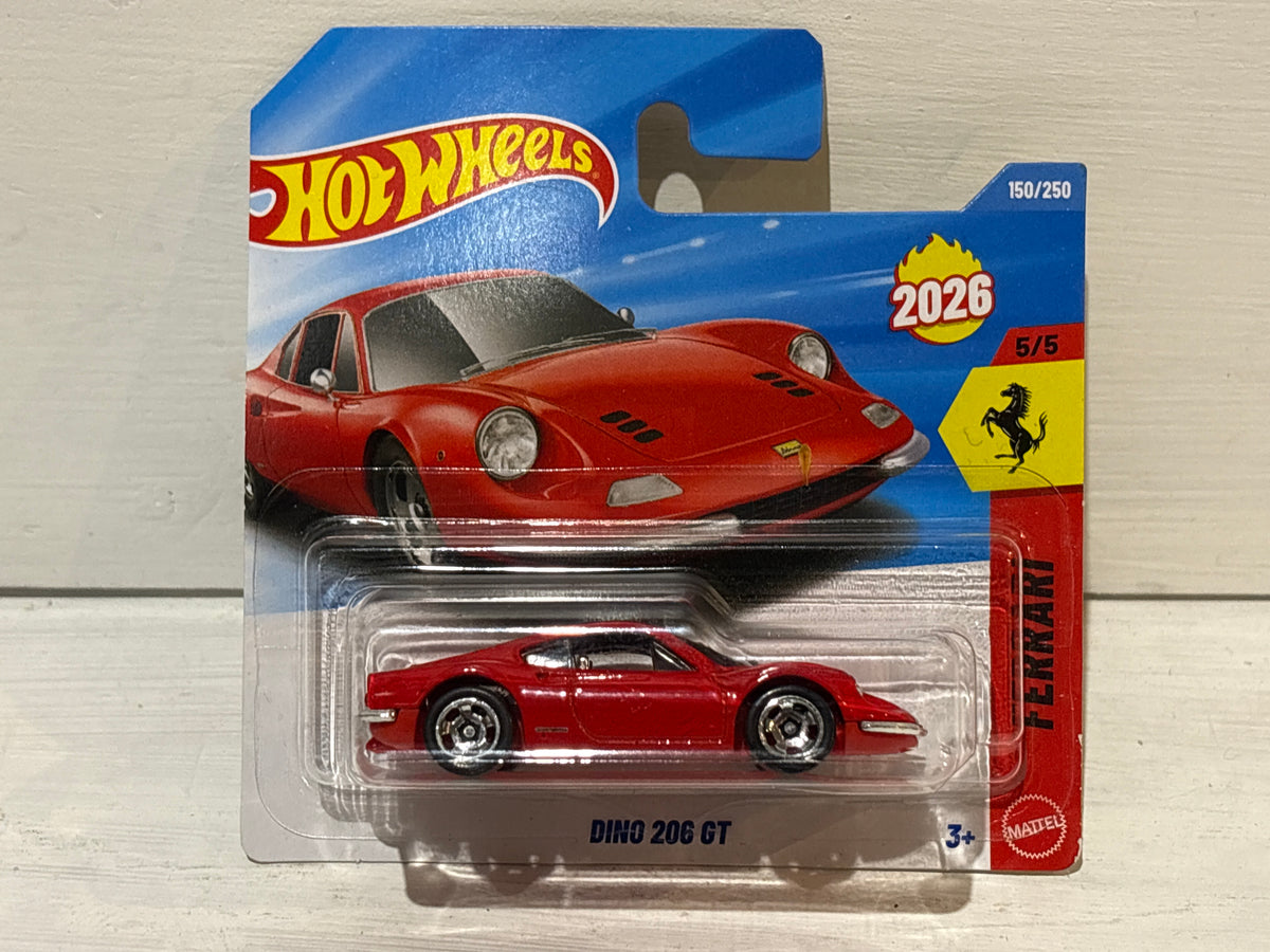 Hot Wheels - Dino 206 GT - Ferrari