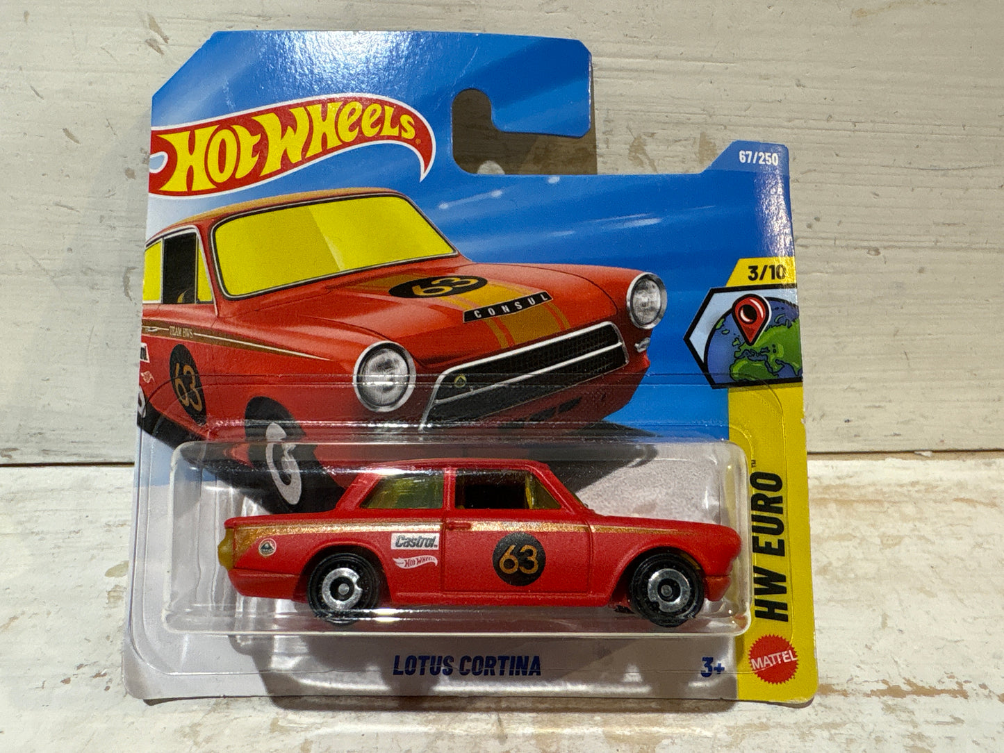 Hot Wheels - Lotus Cortina - HW Euro - Red