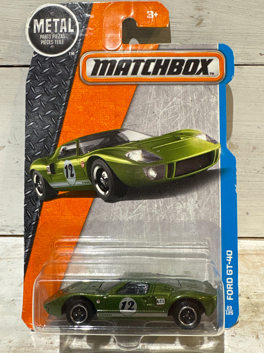 Matchbox - Ford GT40 - Metallic Green