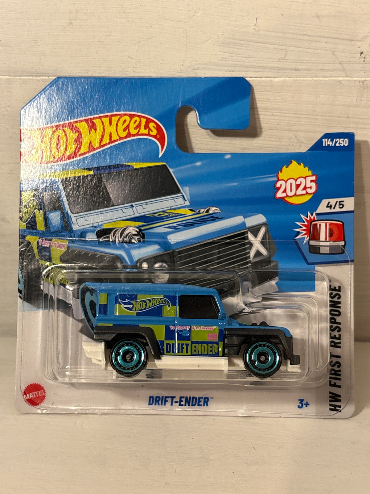 Hot Wheels - Drift Ender - HW First Response - Blue