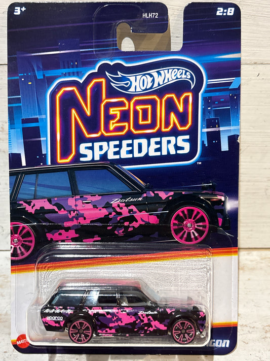 Hot Wheels Neon Speeders - Datsun 510 Wagon