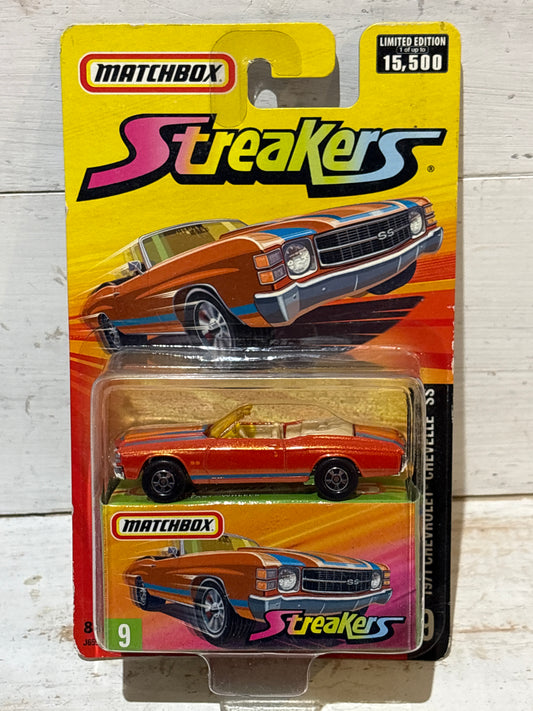 Matchbox Streakers - 1971  Chevrolet Chevelle SS - Orange