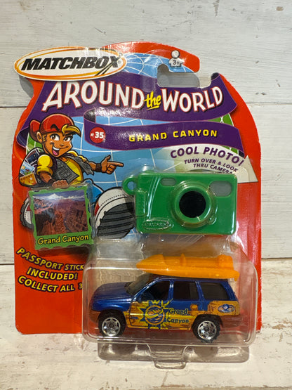 Matchbox Around the World - Grand Canyon - Jeep Grand Cherokee with Raft