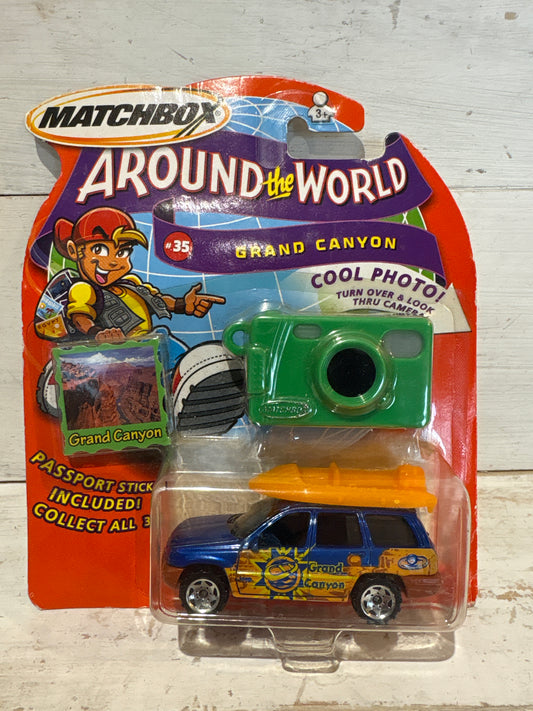 Matchbox Around the World - Grand Canyon - Jeep Grand Cherokee with Raft