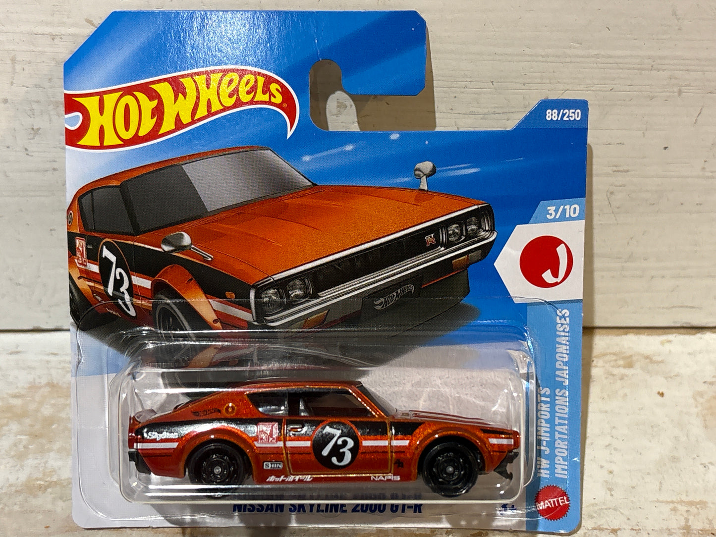 Hot Wheels - Nissan Skyline 2000 GT-R - HW J-Imports - Metallic Orange