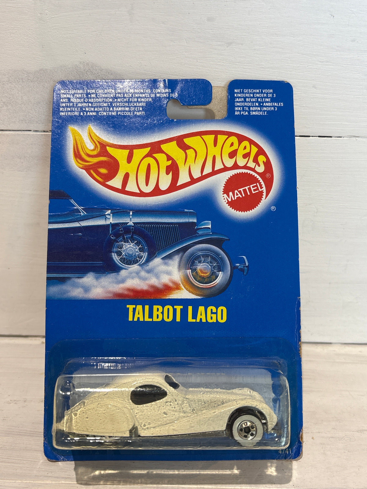 Hot Wheels - Talbot Lago - White without Collector Number on card
