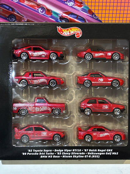 Hot Wheels Silver Series - Mattel 80th Anniversary 8-Car Giftset