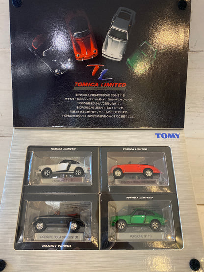 Tomica Limited - Porsche 356/911S - 4 model Gift Set